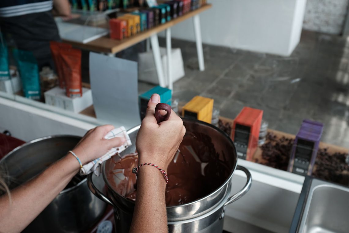 chocolate bar in Bali