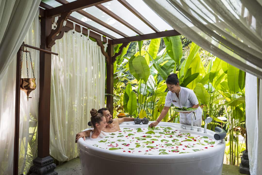 The best floral bath in Ubud at Svaha Spa Kenderan - Insight Bali